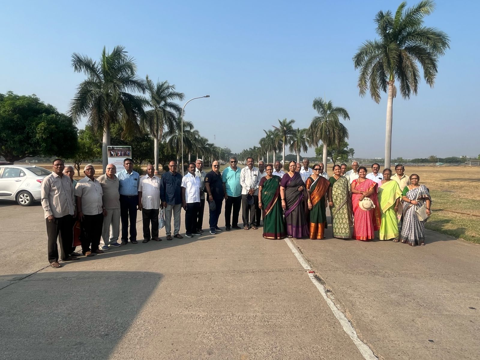 Senior Members in Get-together at Entrance Roar on 23rd March 2025..jpeg